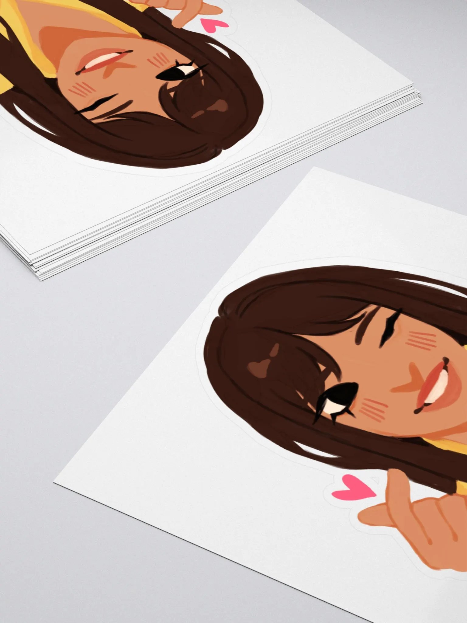 Finger Heart Sticker product image (4)