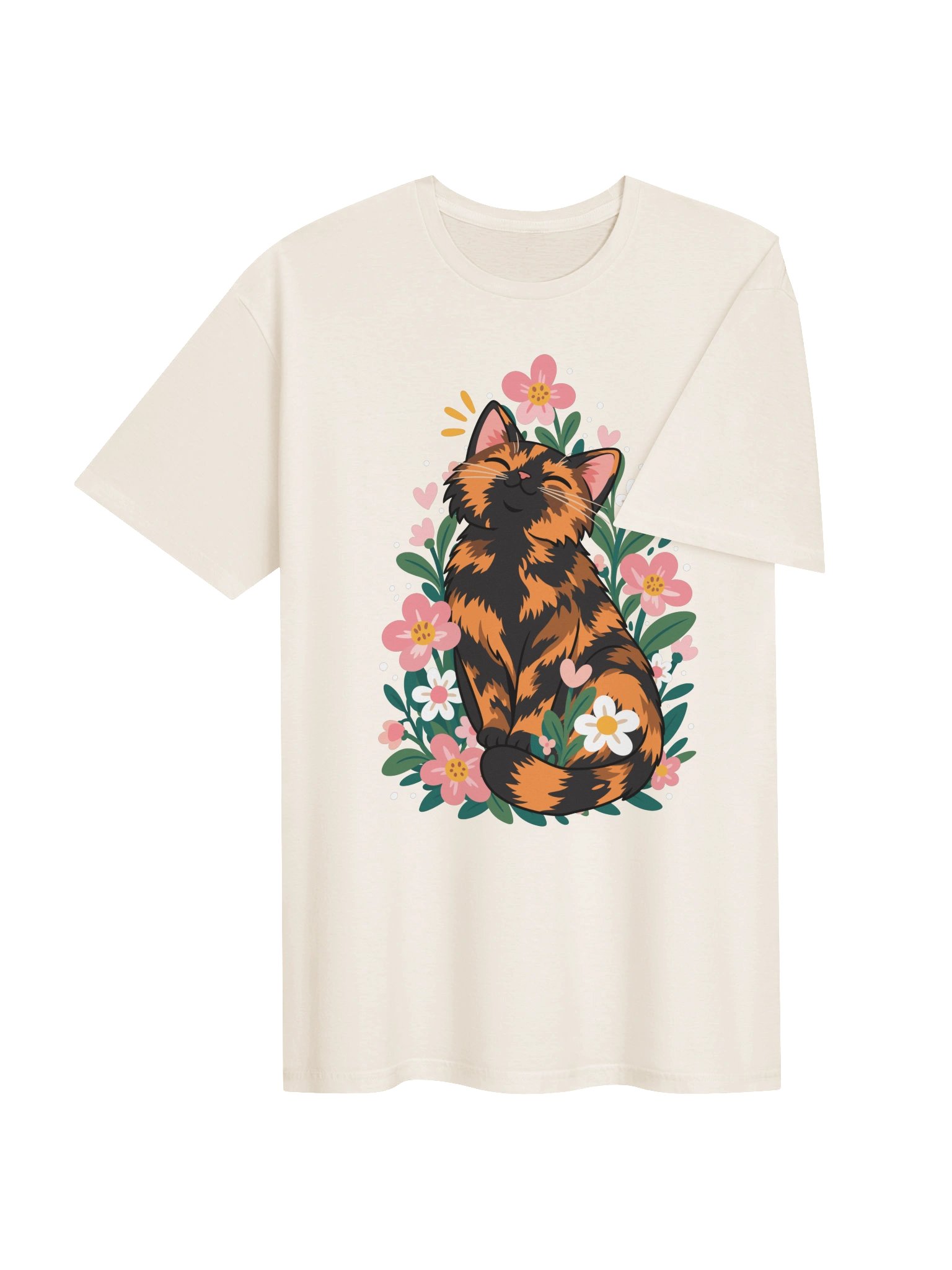 Caught In Bloom Torie Cat Shirt product image (35)