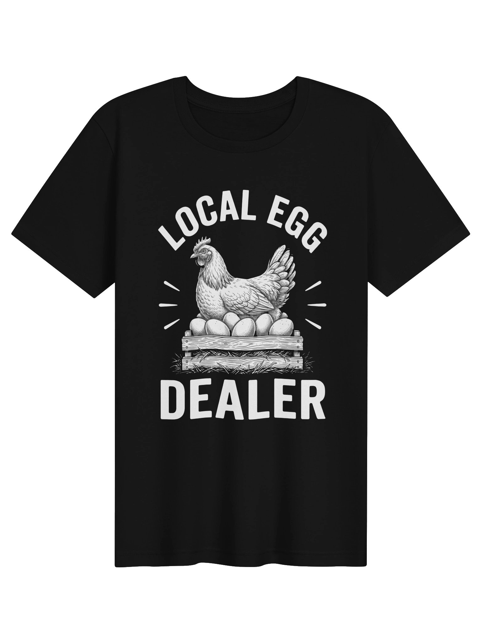 Local Egg Dealer Crate tshirt product image (1)
