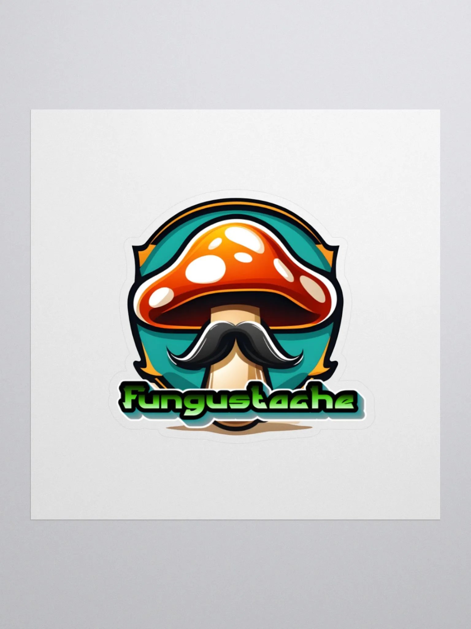 Fungustache Vinyl Stickers product image (1)