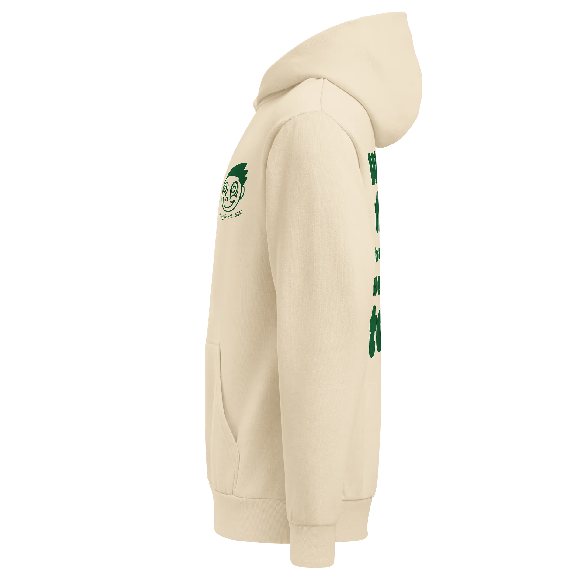 Struggling Together Hoodie - Cream product image (4)