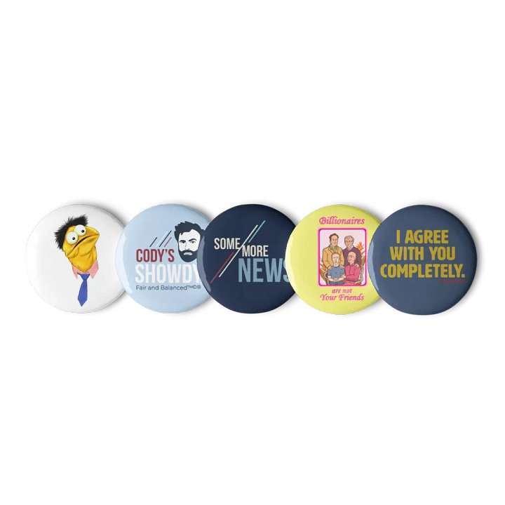 Some More News Pin Collection! product image (1)