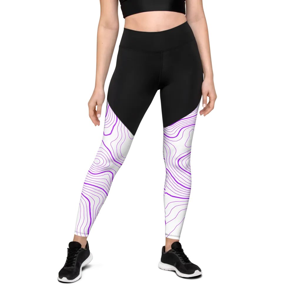 White Topography Leggings product image (5)