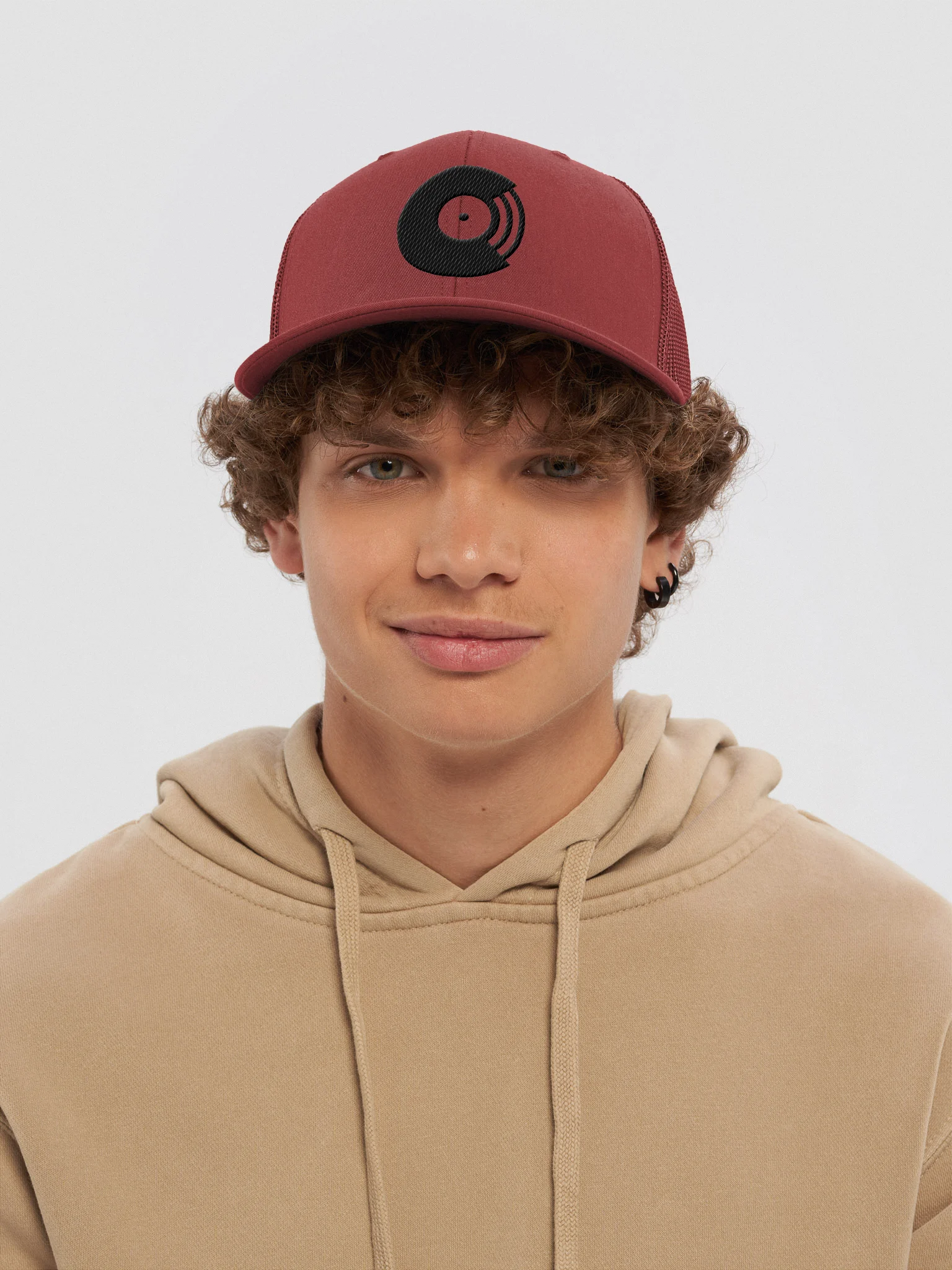 Crucial Tracks record trucker hat product image (25)