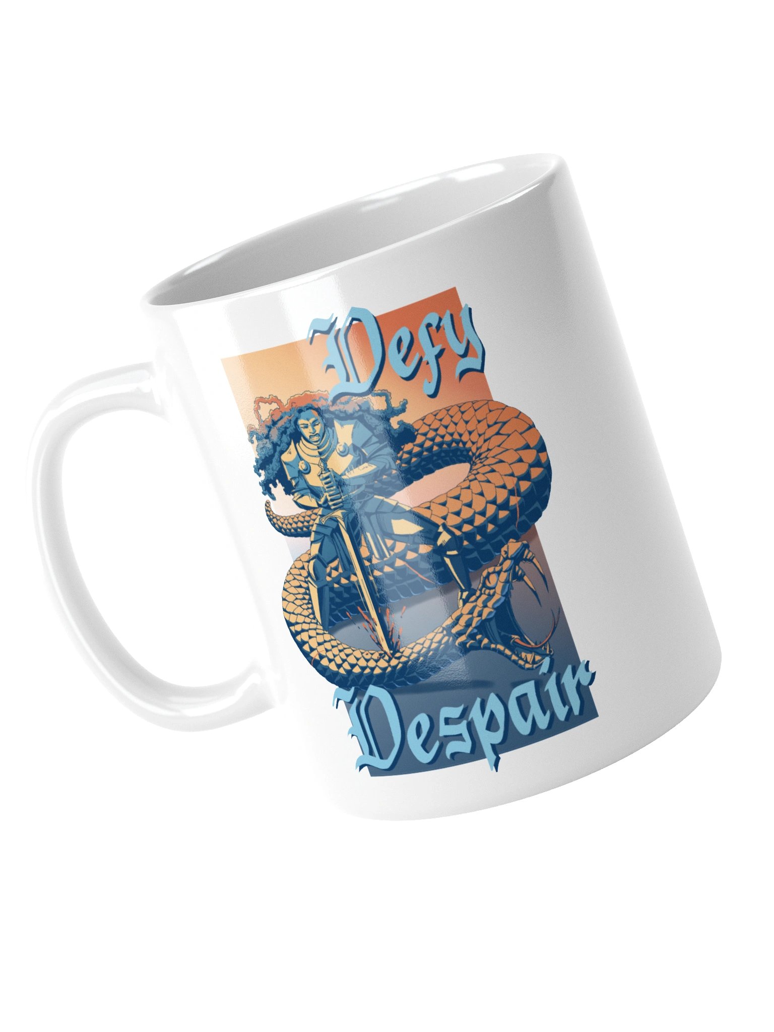 DEFY DESPAIR mug (Warrior and Serpent) product image (4)