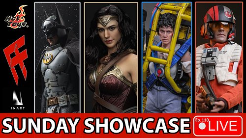 Sunday Showcase Ep. 110 will be LIVE at 8PM Central tonight on YouTube. #sundayshowcase #hottoyscollectibles #inart #collecting