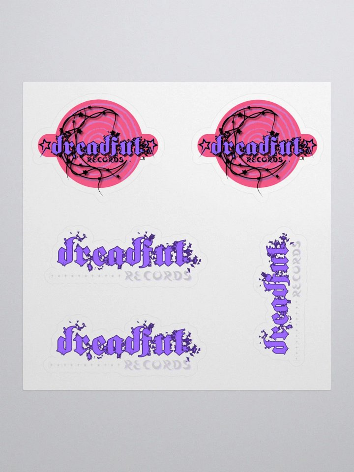 Dreadful Records logo stickers product image (3)