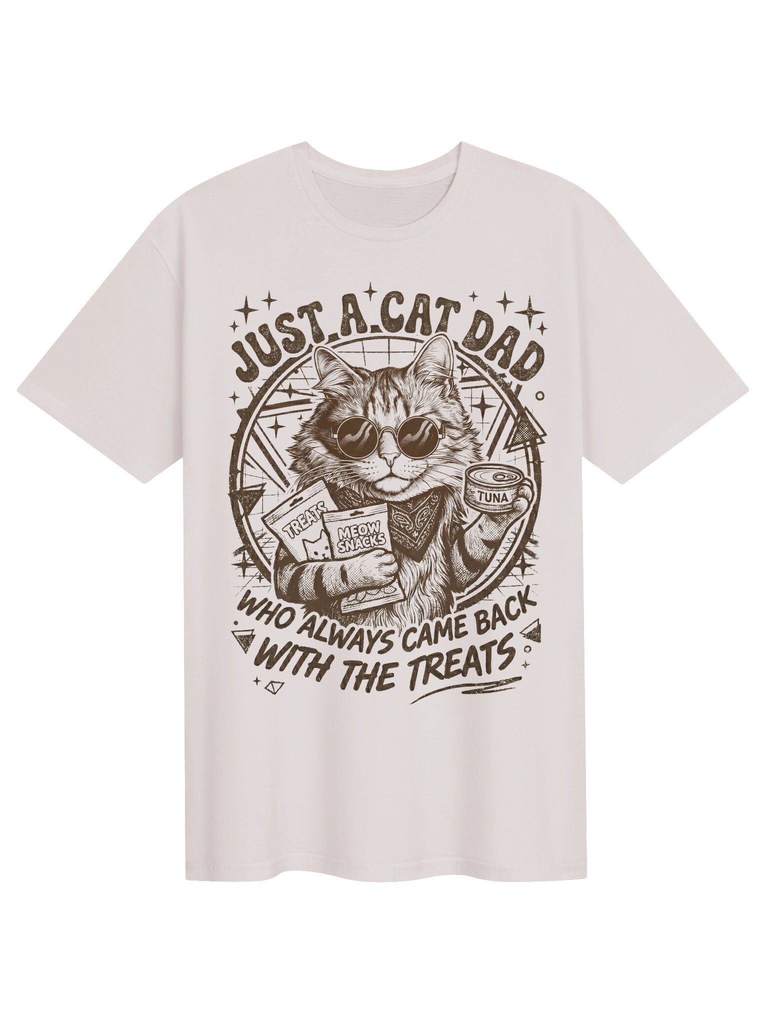 Cat Dad Treats T-Shirt product image (4)