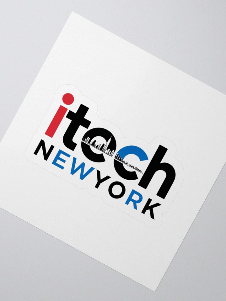 iTechNewYork Logo Kiss Cut Stickers product image (7)