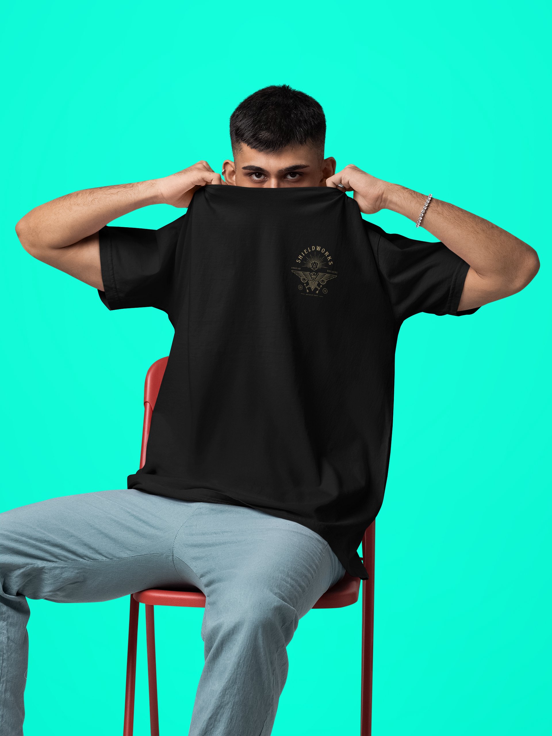 Shieldworks Angular Builders Local #201 “United by Craft” Heavyweight Tee product image (4)