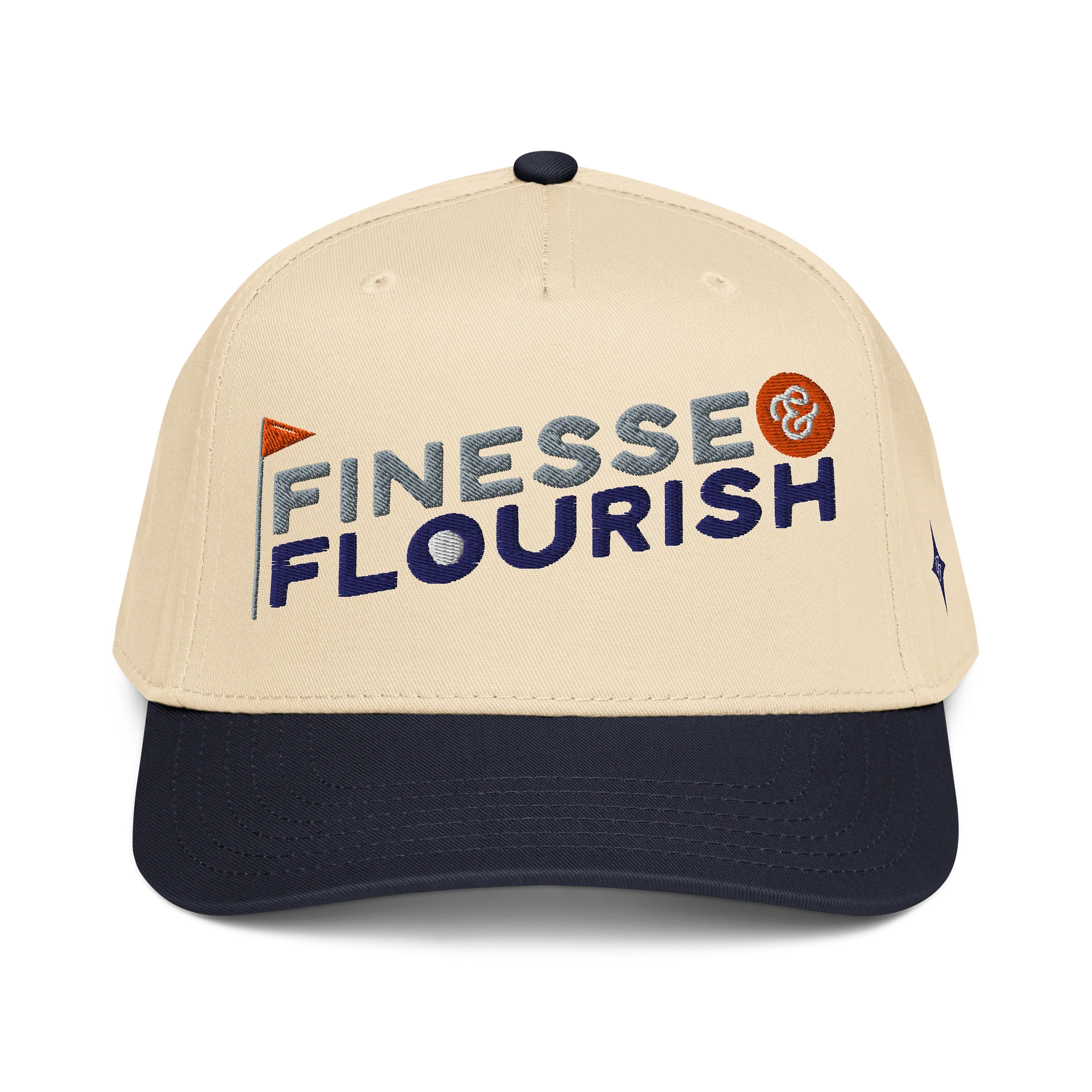 F&F Flag Mid-Profile Baseball Cap (NVY) product image (1)