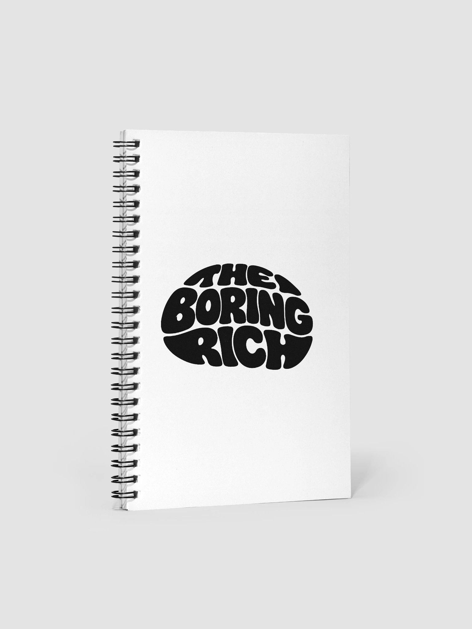 The Boring Rich Spiral Notebook product image (1)