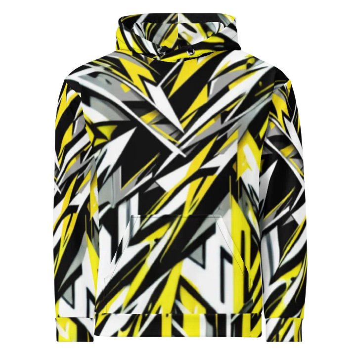 Dynamic Geometric Fusion Unisex Hoodie product image (1)