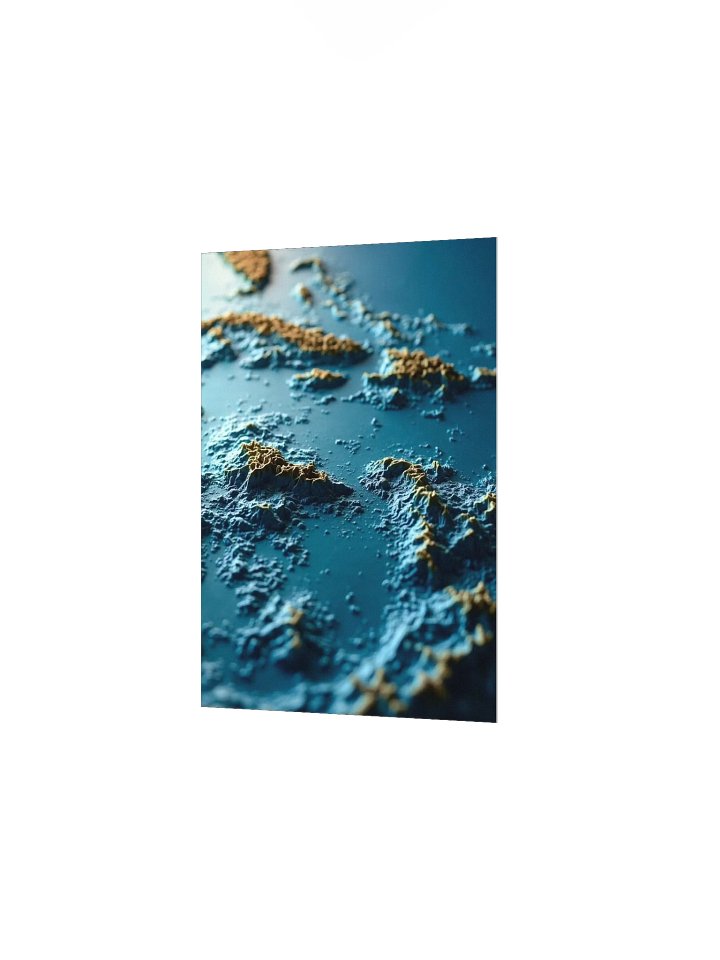 he Caribbean Basin: 3D Bathymetric & Topographical Relief Map product image (12)