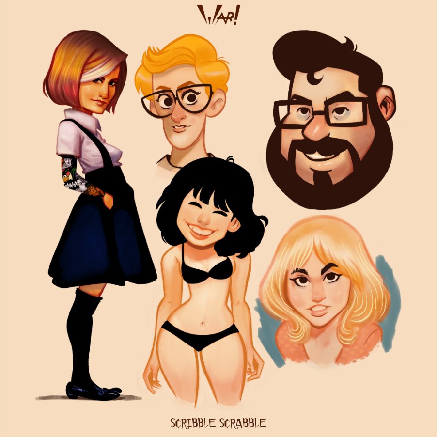 Scribble Scrabble Volume 3 - Collection of Sketches product image (6)