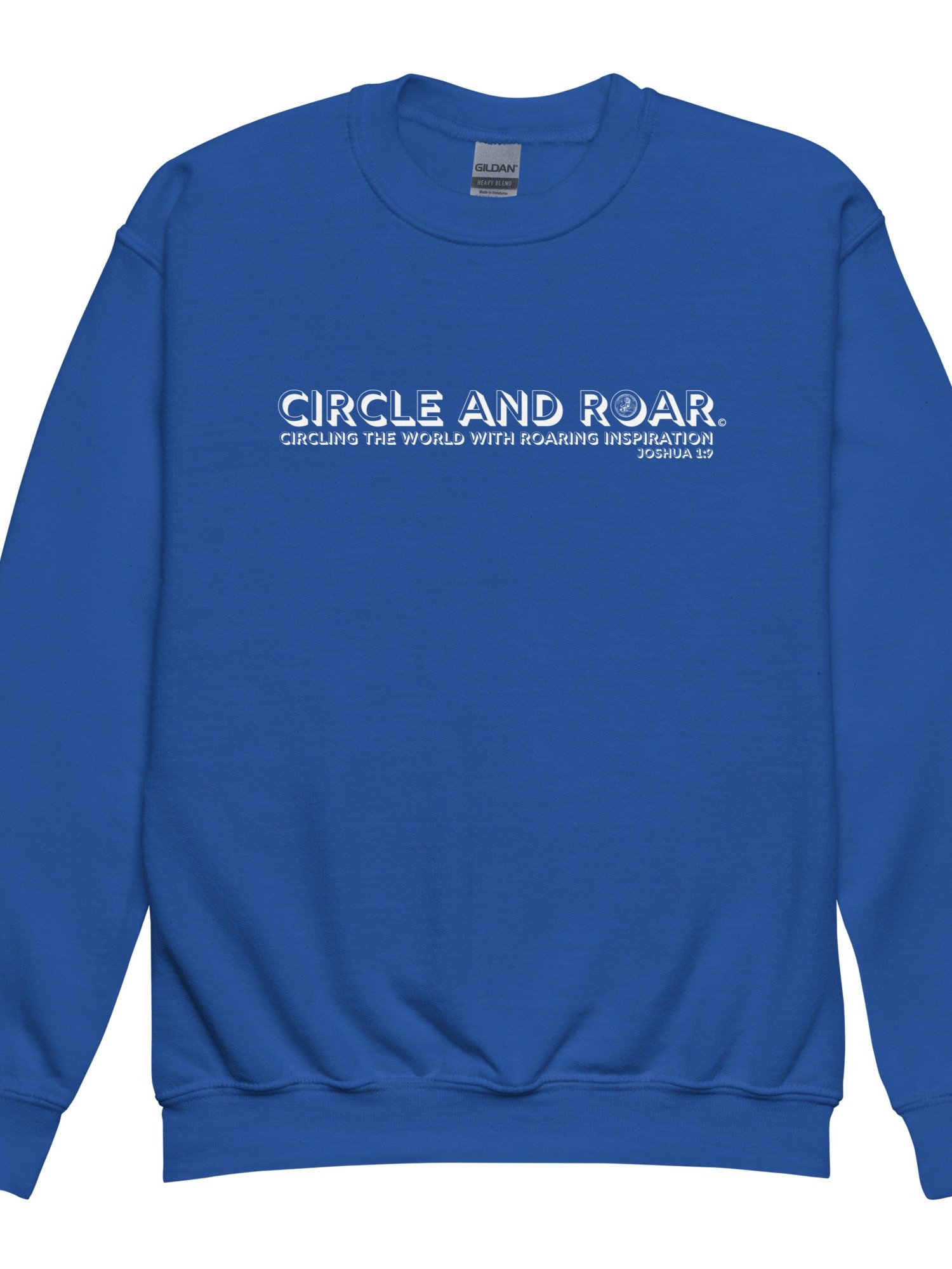 "Circle and Roar" Joshua 1:9 Youth Sweatshirt product image (2)
