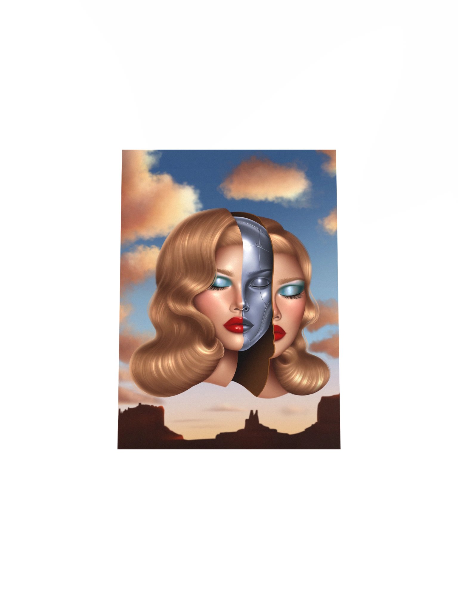 Artificial Muse Print — Borderless product image (5)