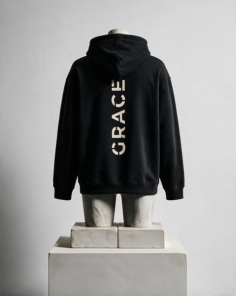 GRACE ORGANIC-BLEND OVERSIZED UNISEX HOODIE