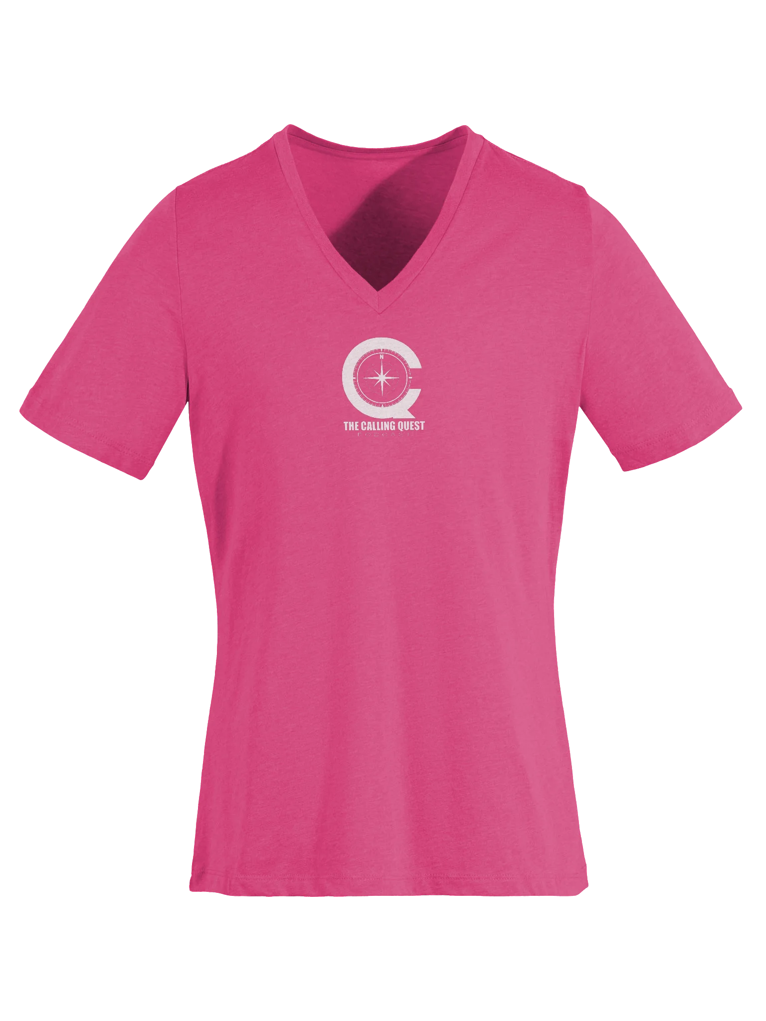 The Calling Quest Podcast Women's Explorer Relaxed V-Neck Tee product image (45)