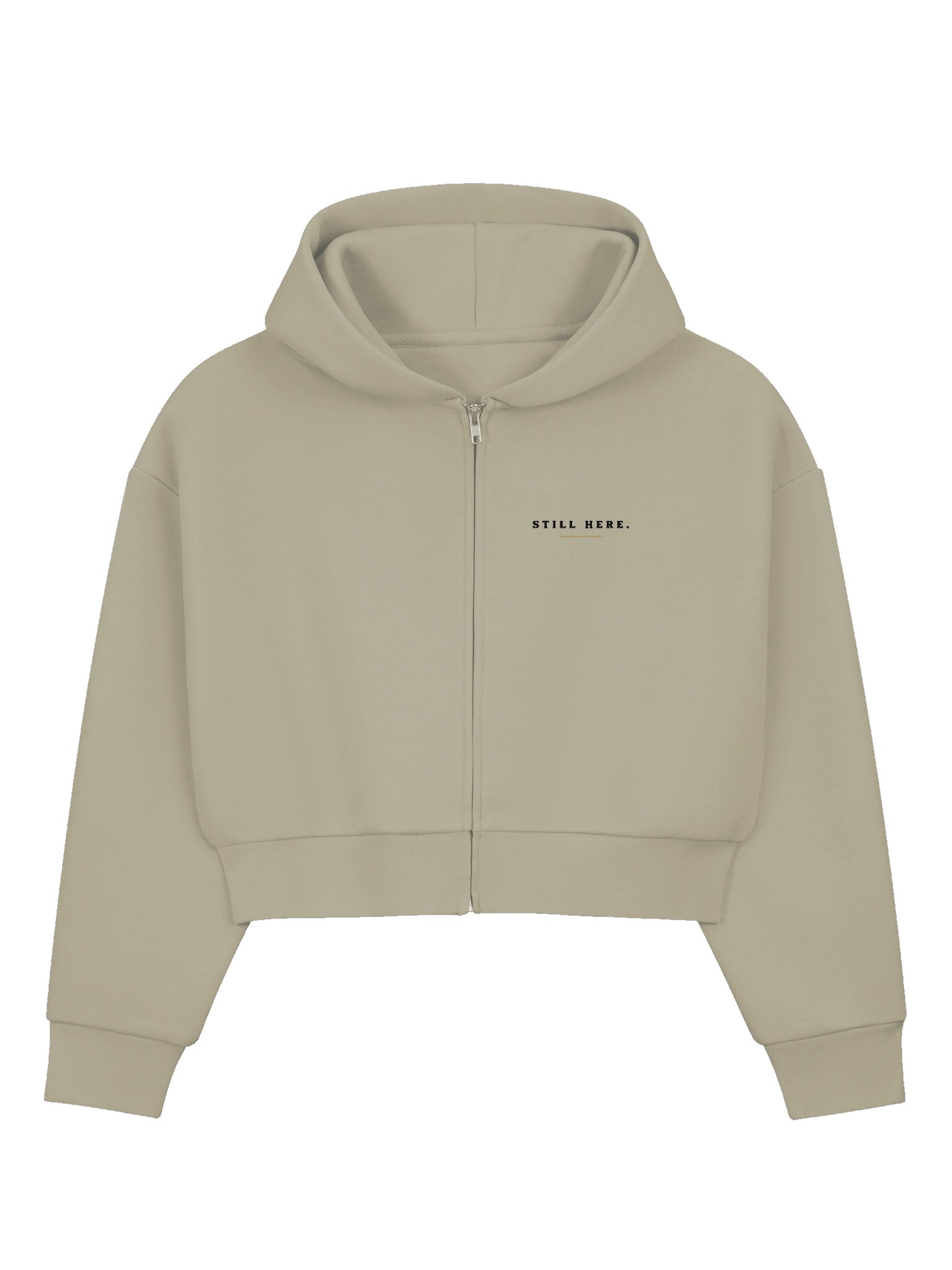 The "Still Here." Sculpted Heavyweight Zip Hoodie product image (1)