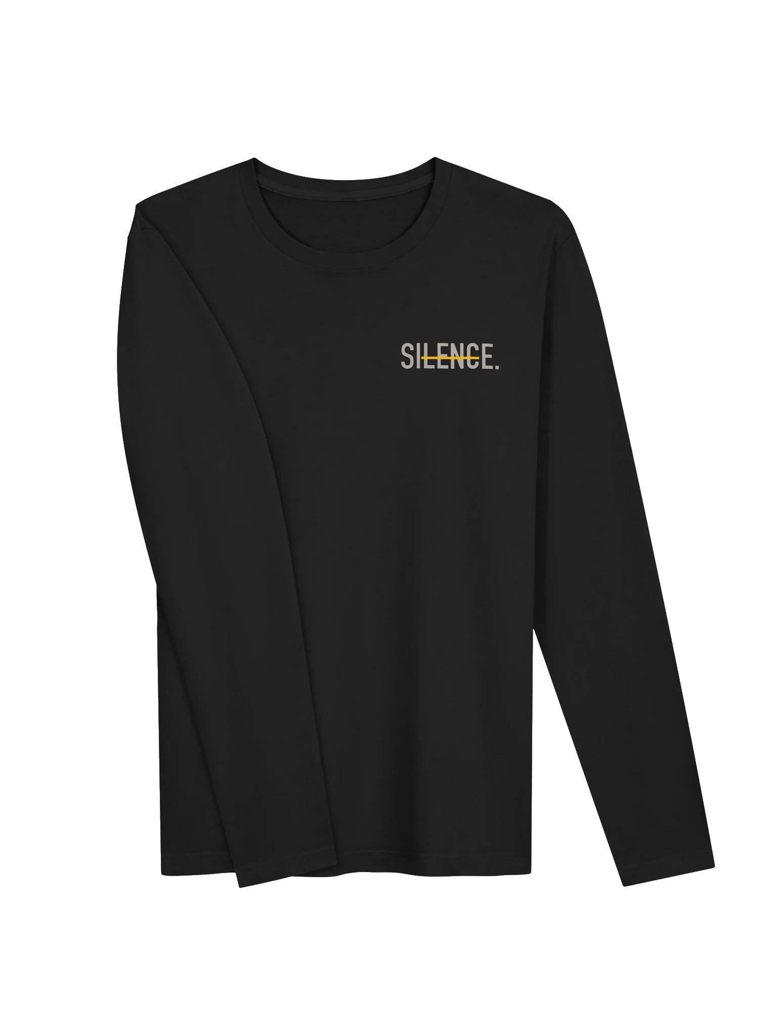 SILENCE. Minimal Graphic Long Sleeve Crew product image (3)