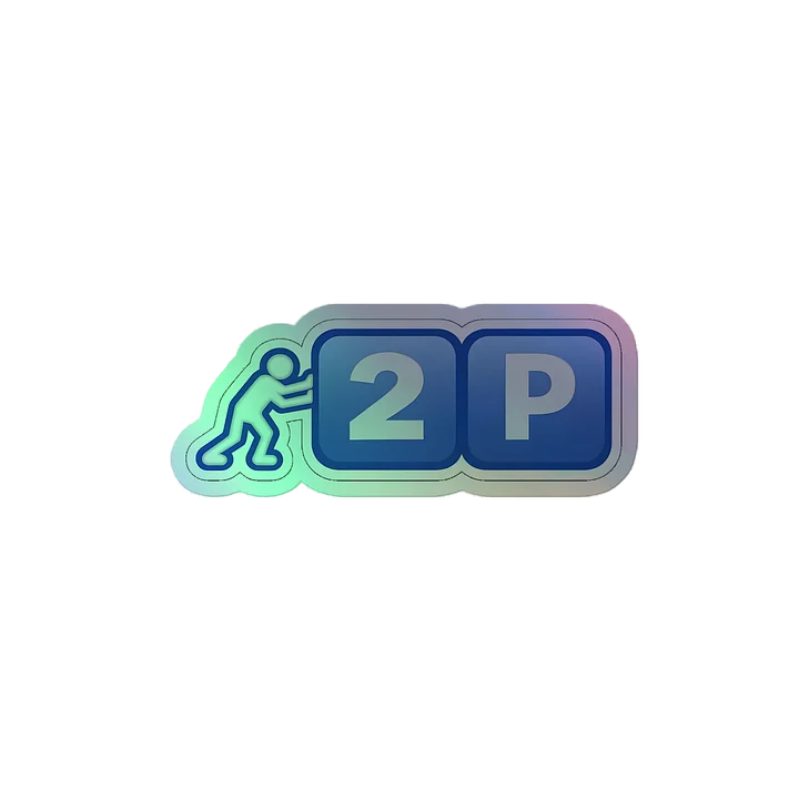 Pushing 2PHolographic Sticker Sheet product image (2)