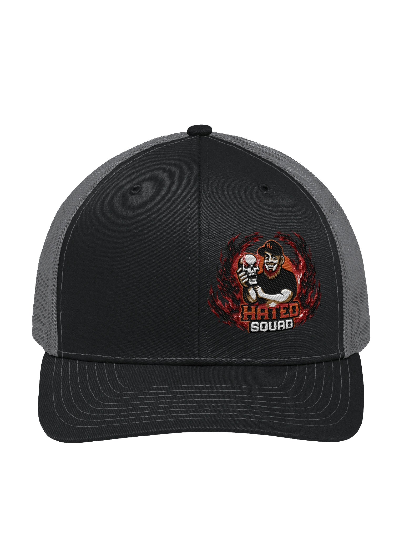Swirling Skull Trucker Hat product image (3)