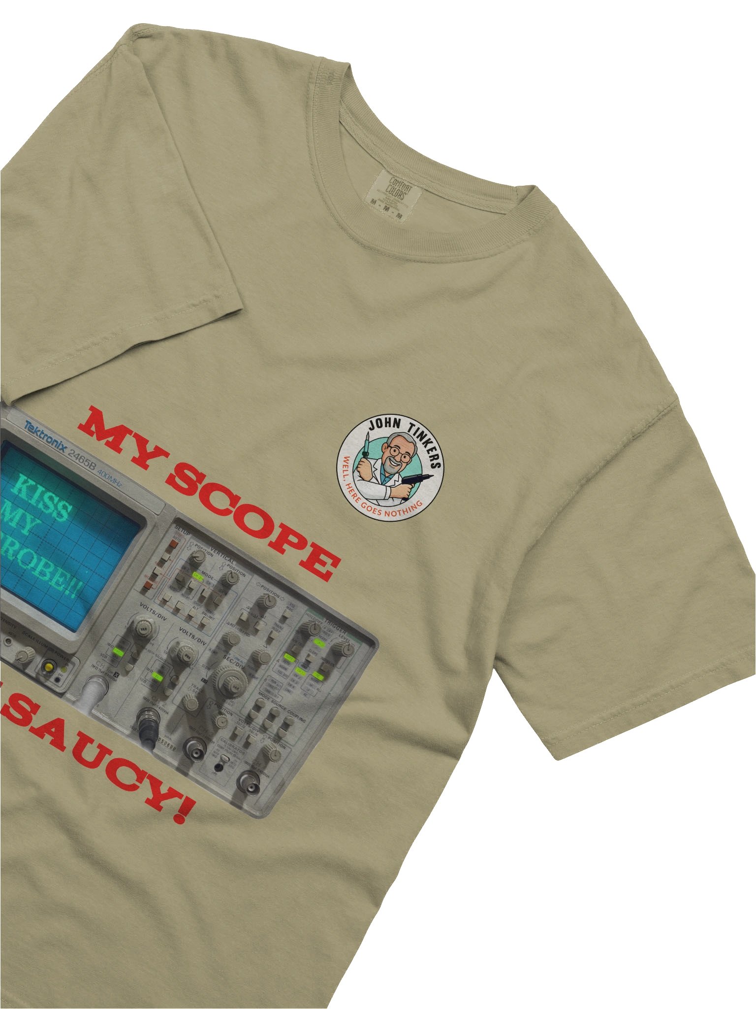 John Tinkers Saucy Scopes Scan & Play T-Shirt product image (22)