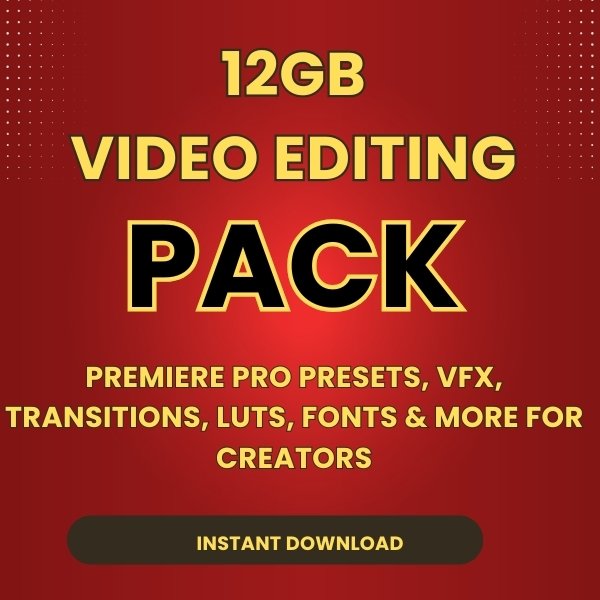 12GB Video Editing Pack product image (1)