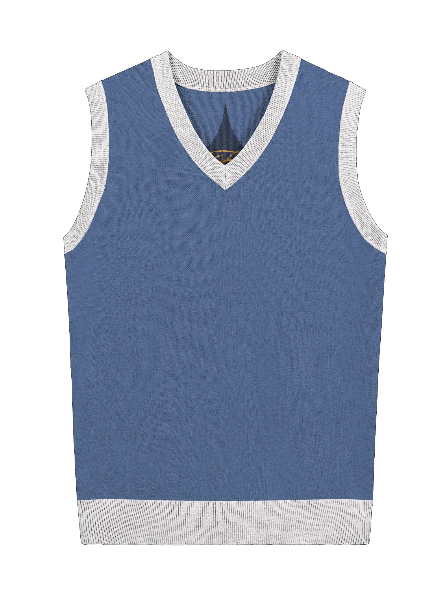 F&F Knitted V-Neck Vest (KCR) product image (1)