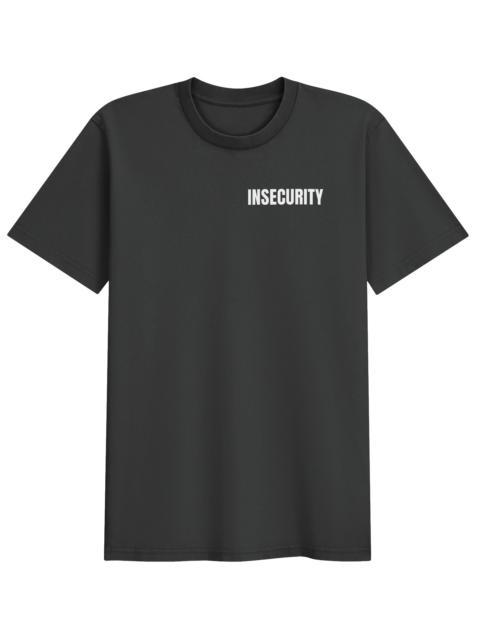 INSECURITY Black Statement Tee product image (2)