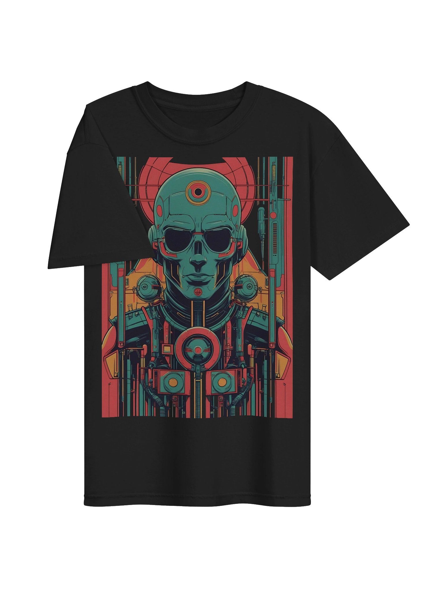 Retro Cyborg Prophet Heavyweight T-Shirt product image (6)