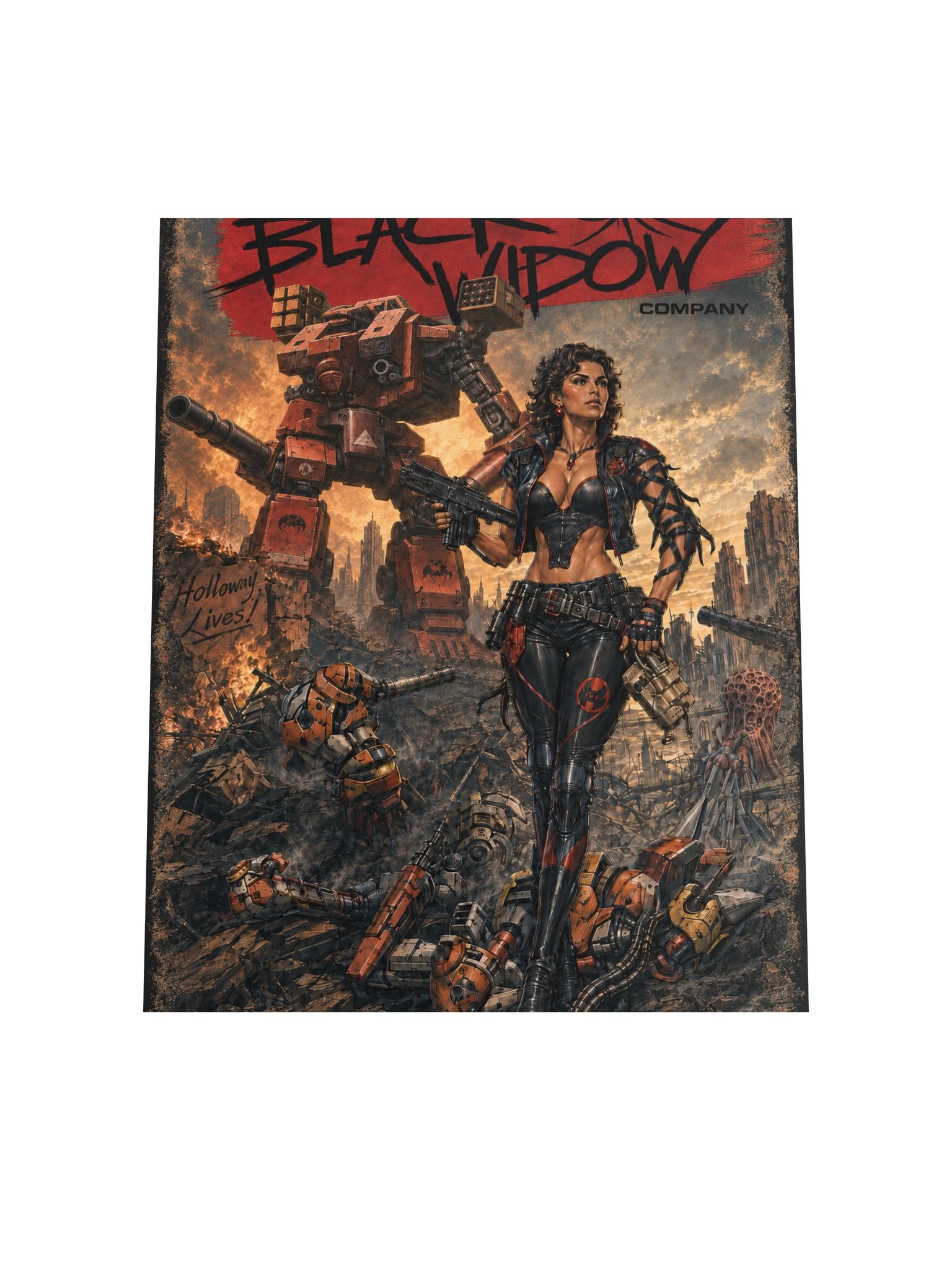 Battle Tech retro poster revised product image (16)