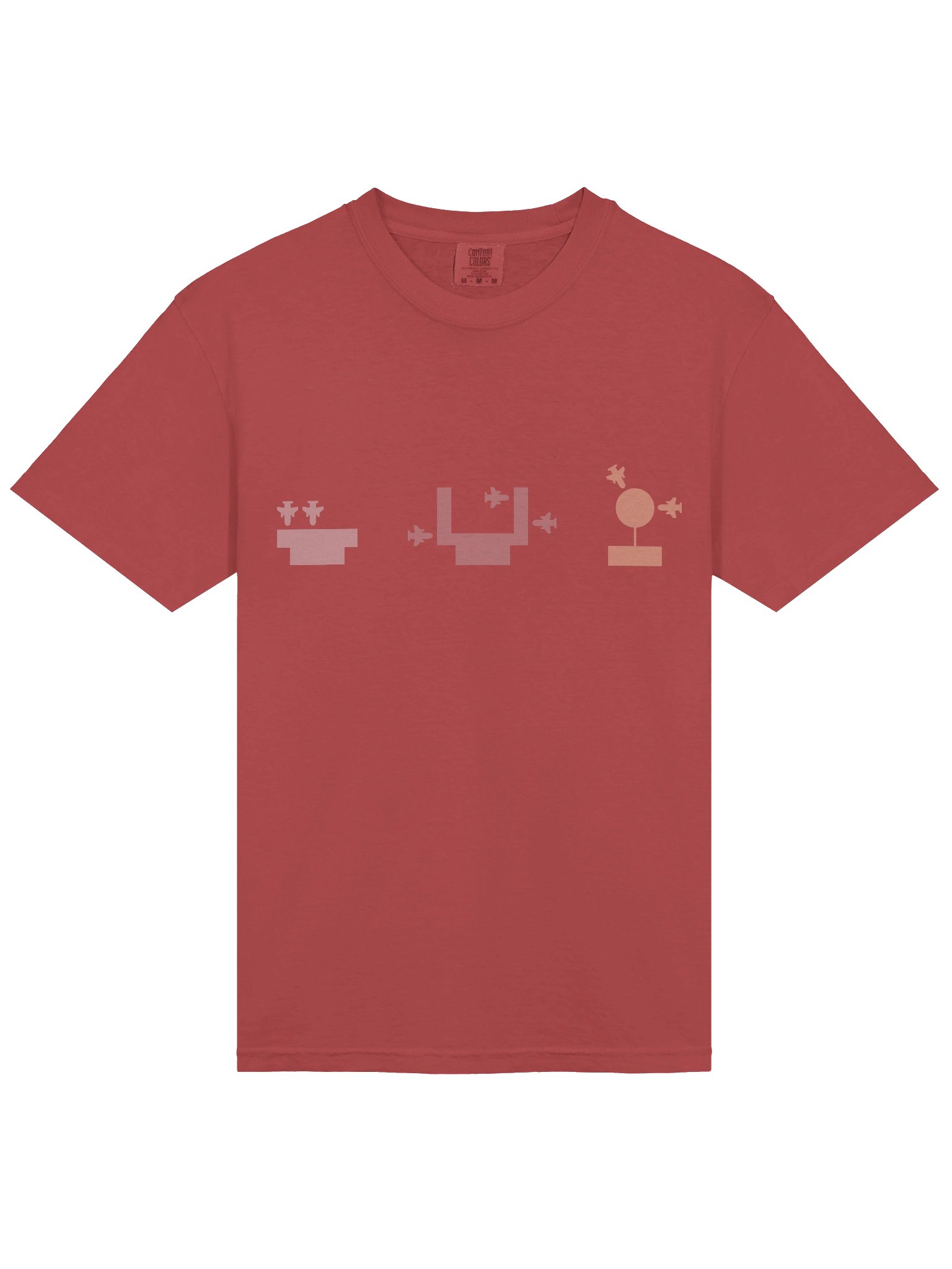Terminal Layouts T-Shirt - Red (100% heavyweight cotton) product image (3)