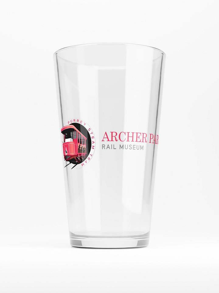 Archer Park Rail Museum Pint Glass product image (1)