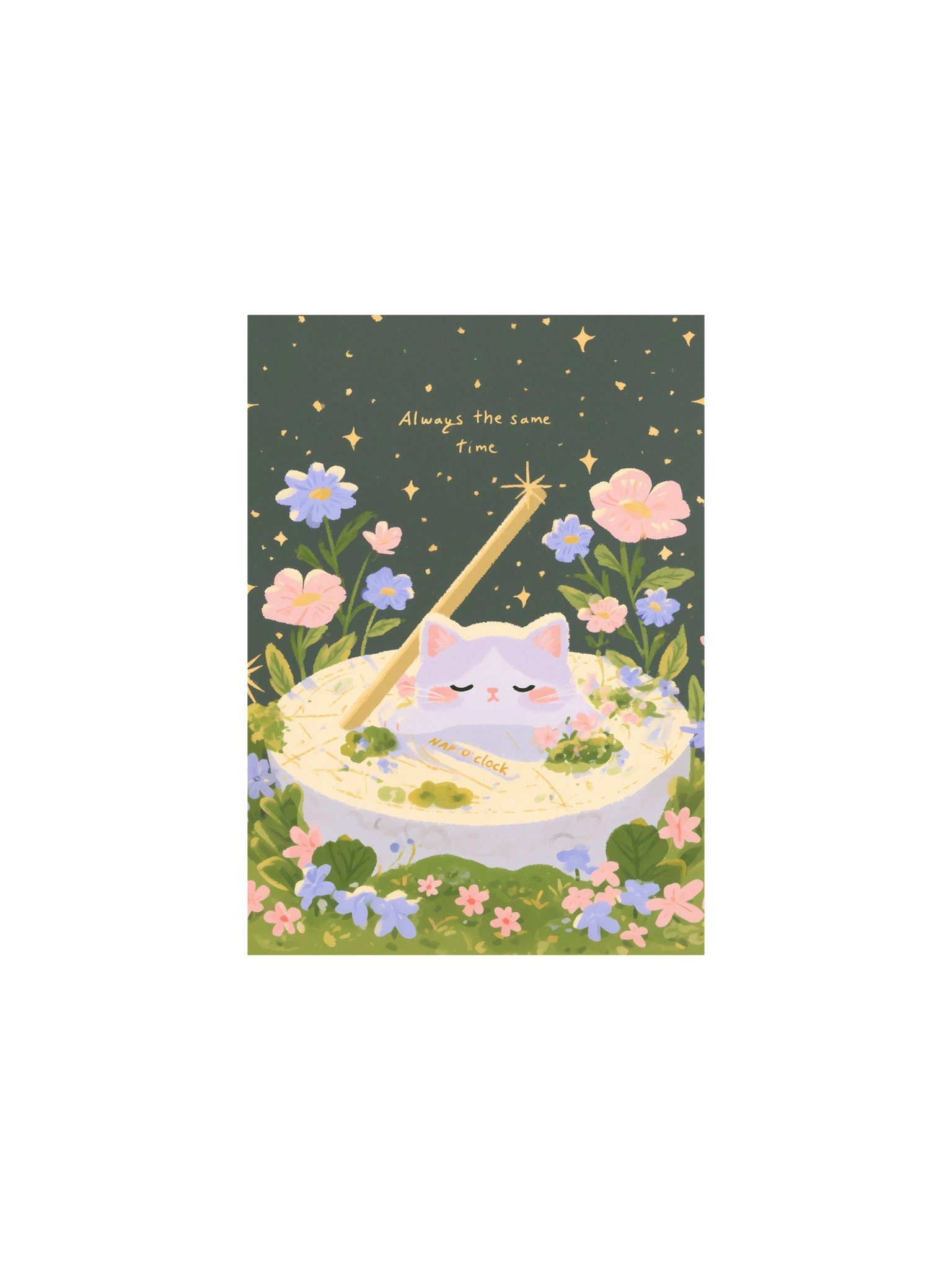 Nap O’Clock Cat Poster product image (2)