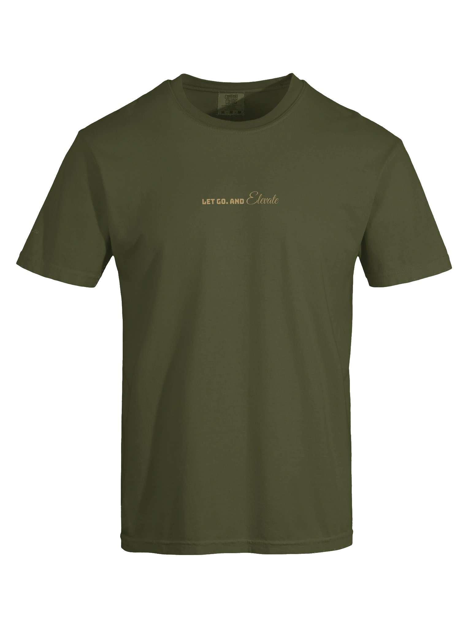 Soully Mine- GOLD PRINT Let Go. And Elevate T-Shirt product image (7)