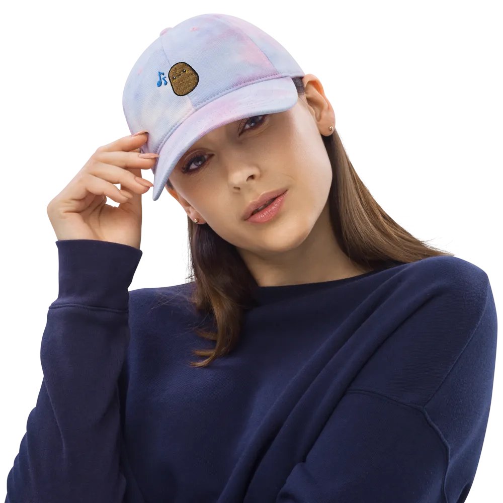 Embroidered Singing Potato Tie-Dye Hat product image (36)