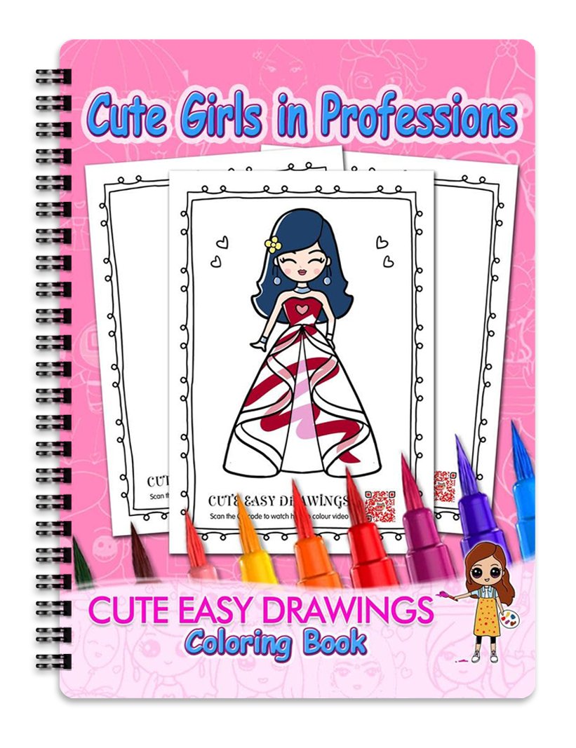 Cute Easy Drawings Ultimate Coloring Bundle | Digital Download product image (6)