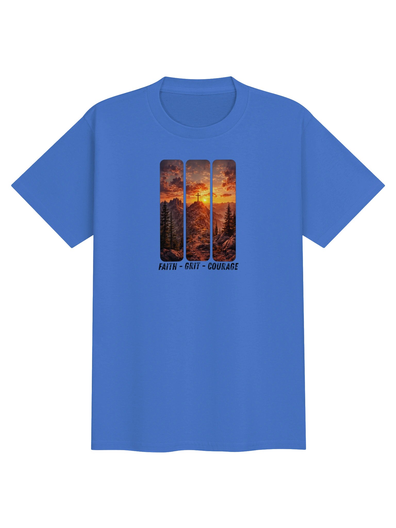 Faith, Grit, Courage Youth T-Shirt product image (2)