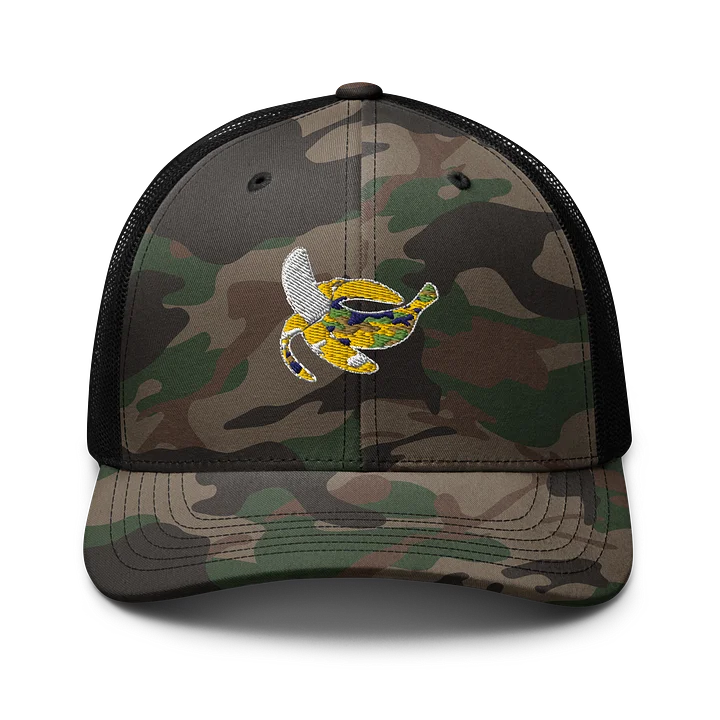 Banana Army Camouflage Trucker Hat product image (1)