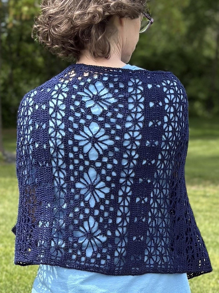 Luster Lace Wrap Crochet Pattern product image (9)