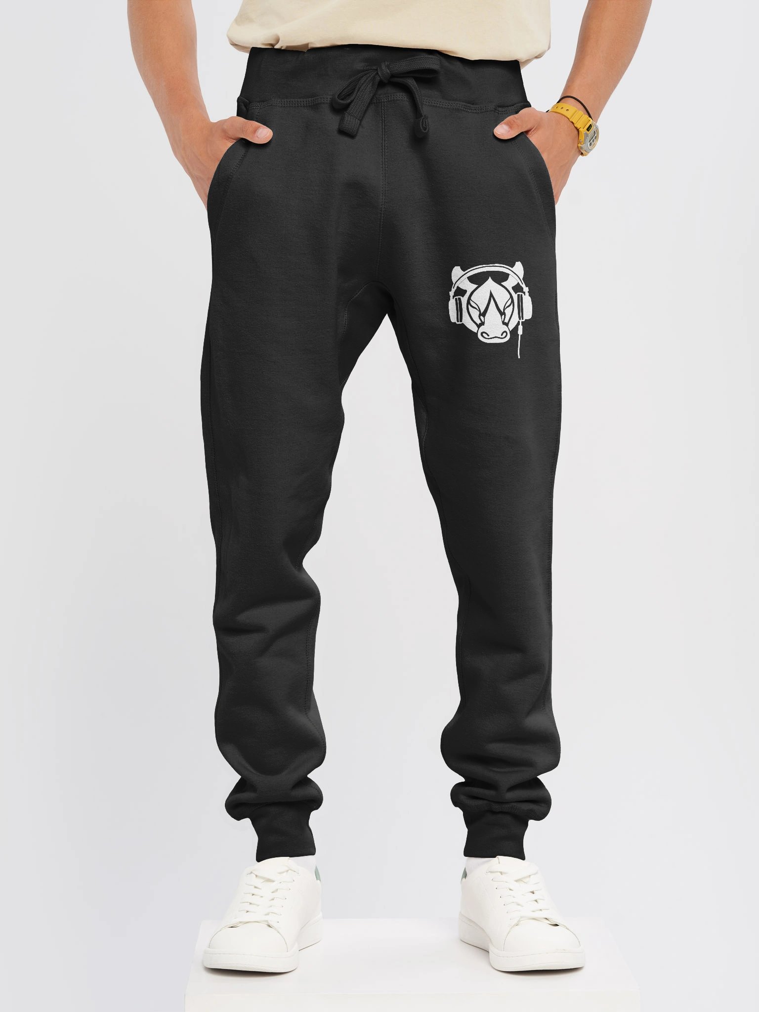 Midnight Black Fleece Joggers product image (11)