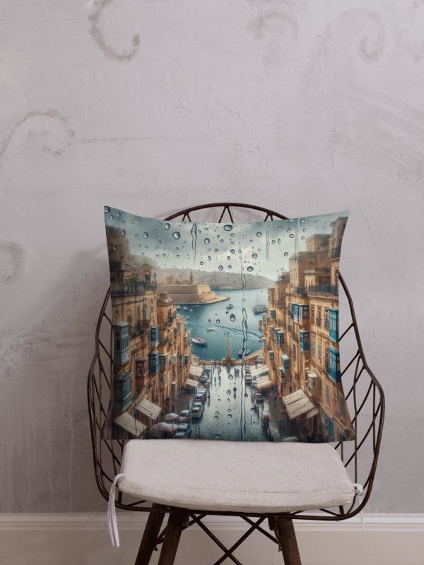 Mediterranean Escape Premium Pillow | AI Design product image (1)