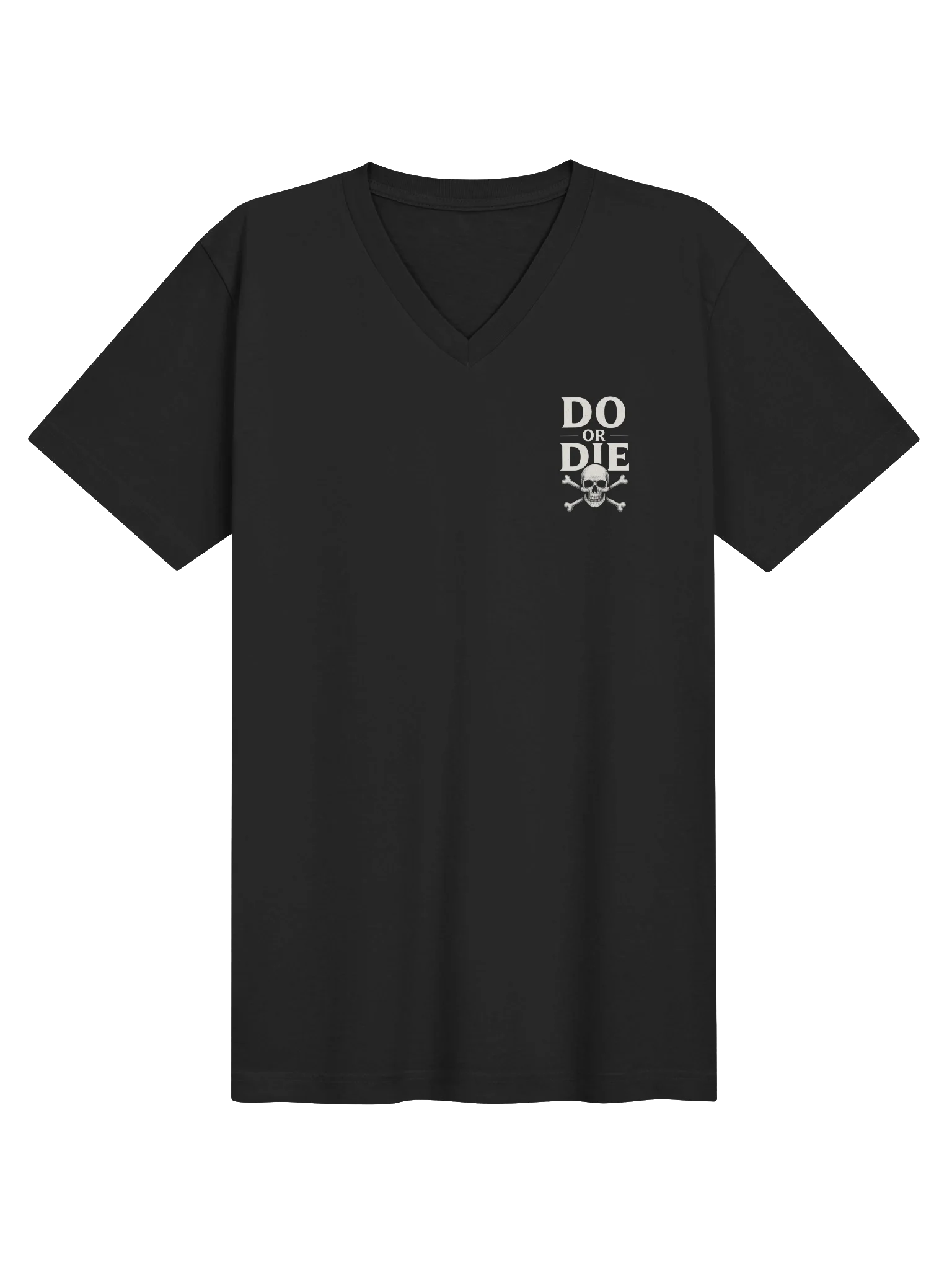 Do or Die Skull V-Neck Tee