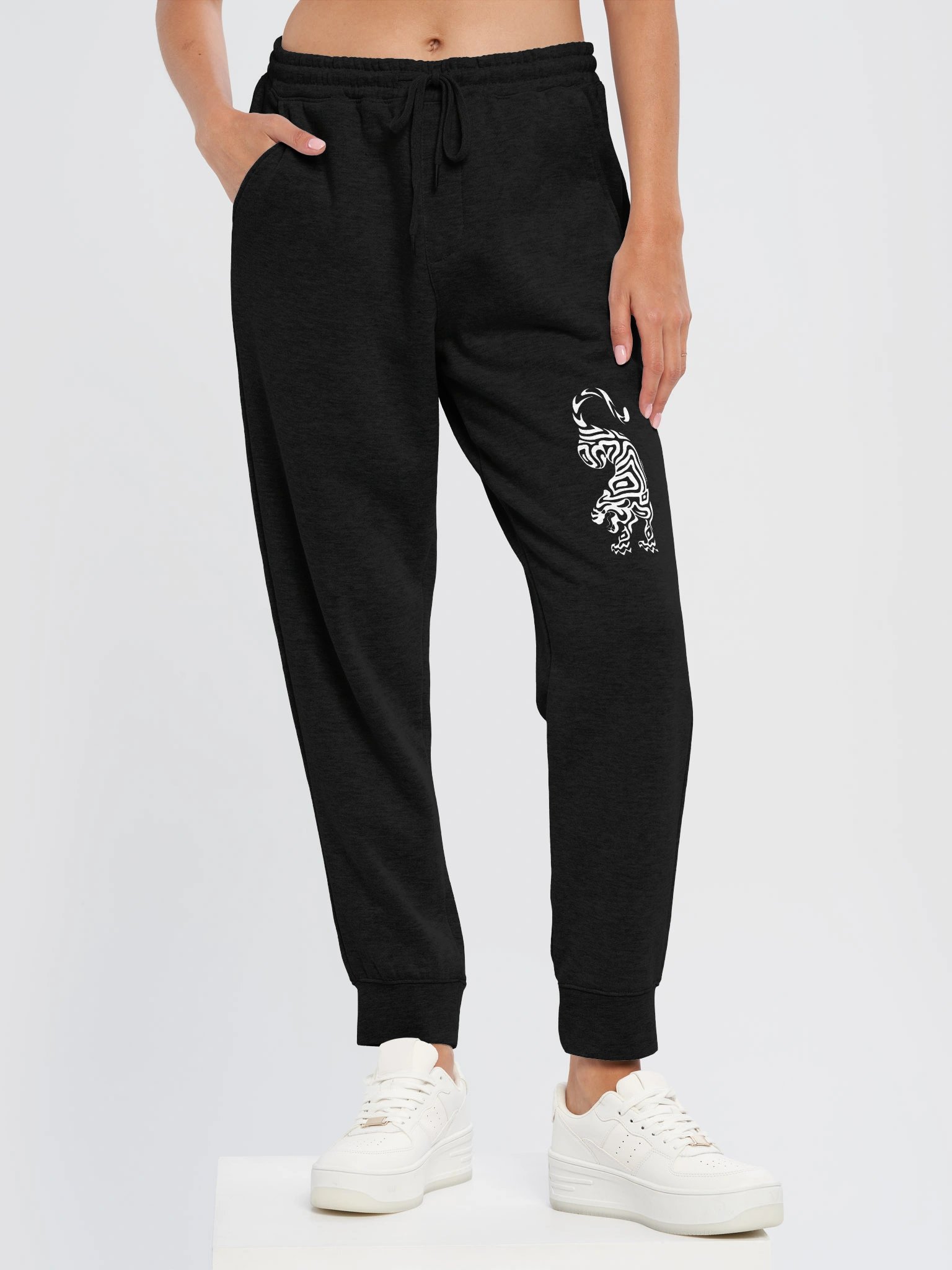 MELTED TIGER SWEATPANTS (WOMEN'S) - BLACK/NAVY product image (3)