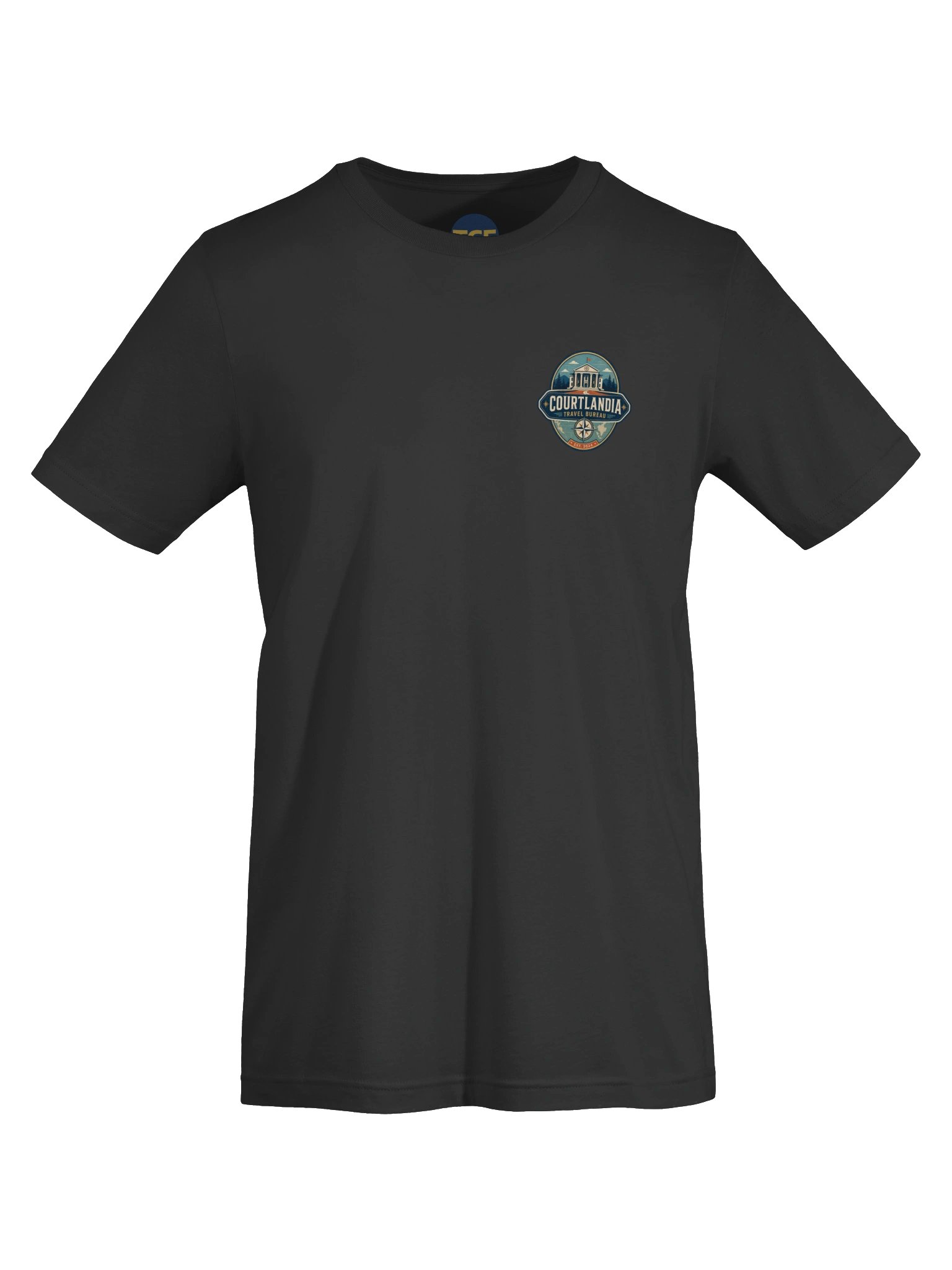 Courtlandia Travel Bureau Vintage Tourist Map Tee product image (7)