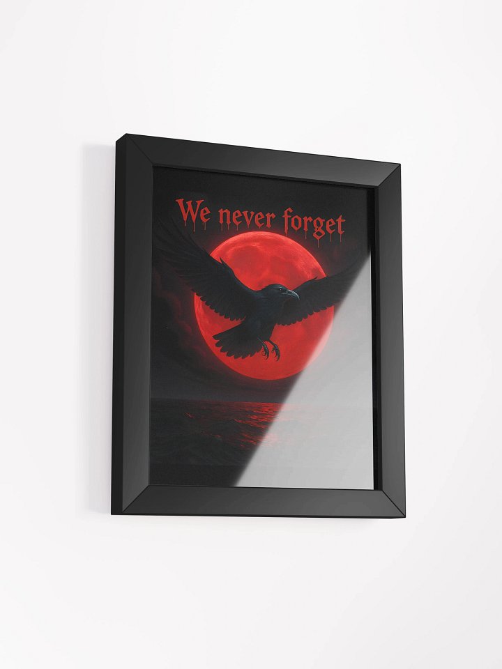Raven with blood red moon product image (9)