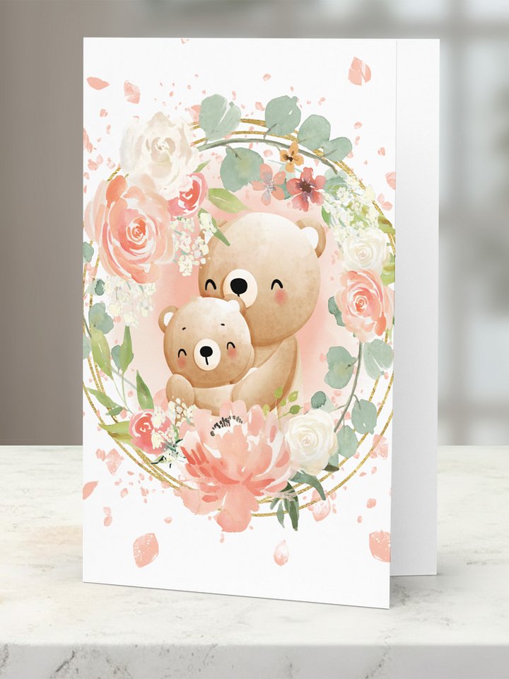 Bear Cuties Mother and Baby Card product image (1)