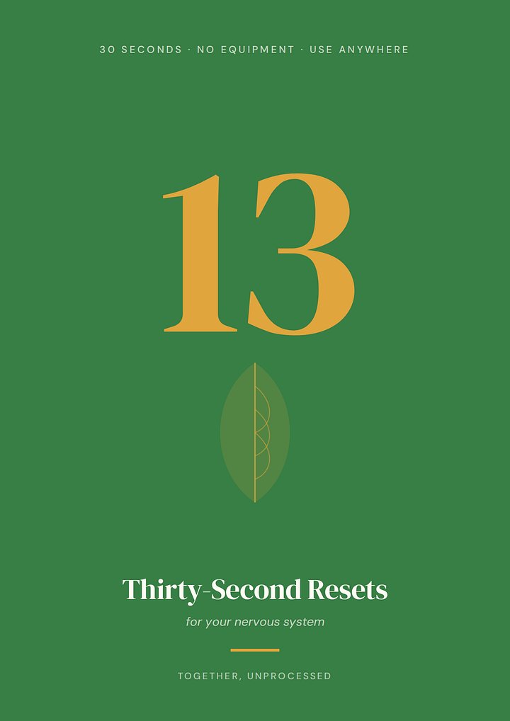 13 Thirty-Second Resets product image (1)